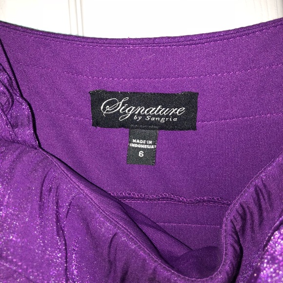 jcpenney Dresses Short Purple Bridesmaid Dress Poshmark